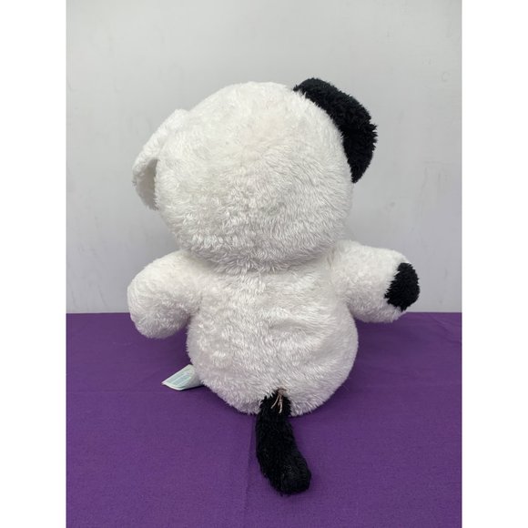 2015 Build-A-Bear Workshop Black White Cookies and Cream Puppy 16 inch Plush Stu - Picture 3 of 10
